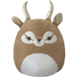 14-Inch Kieli Tan Antelope Cream Belly Large Ultrasoft Official Jazwares Plush